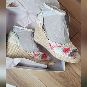 Bandolini Kendri Floral Wedge Sandals